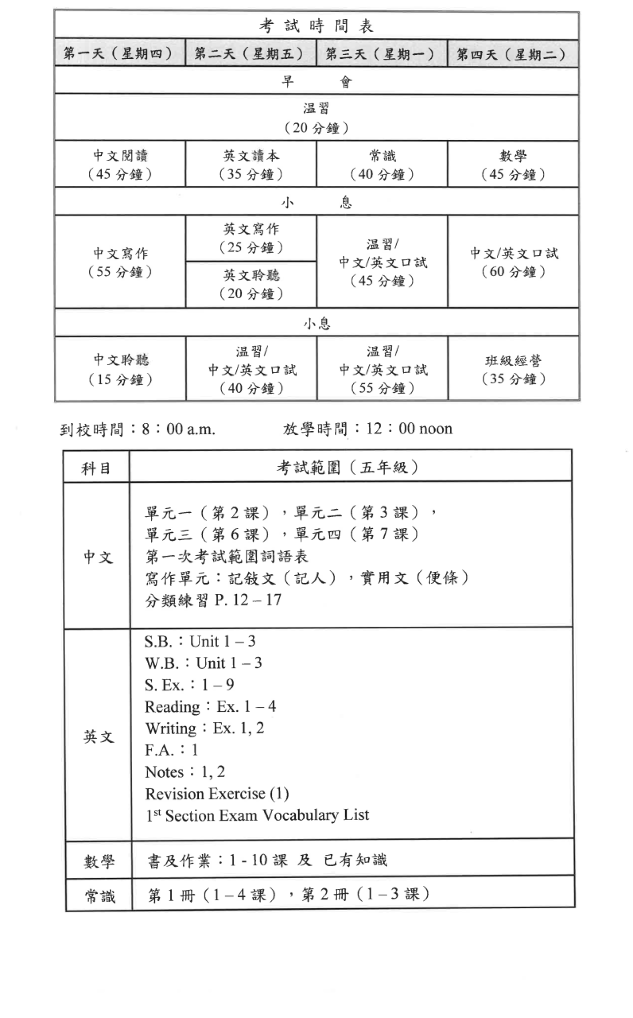 五年級